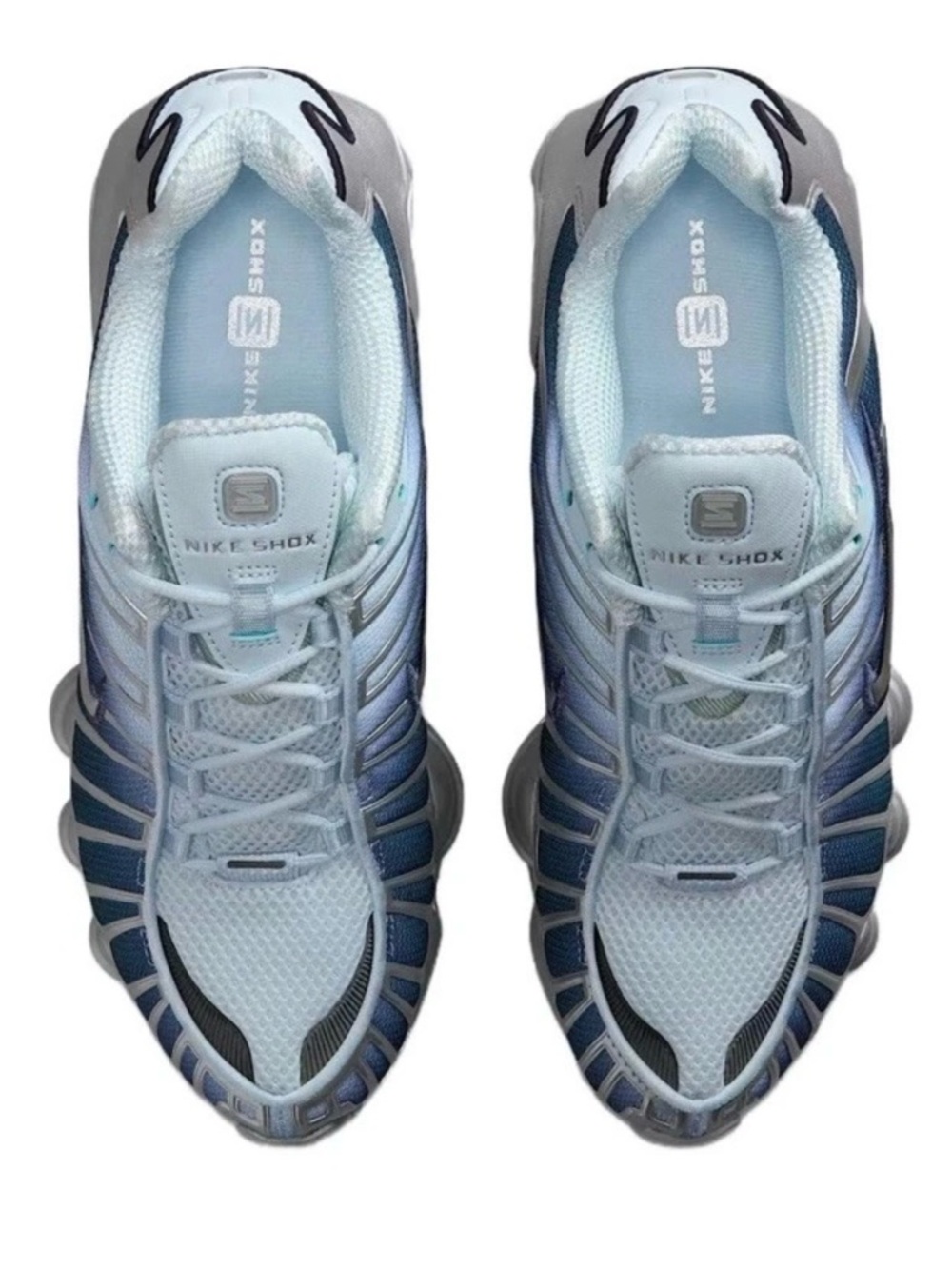 Nike Shox 💅 TL Fade ICED BLUE Athletic Sneaker Shoes IH1336-403 7 7.5 8 9 - Picture 4 of 15